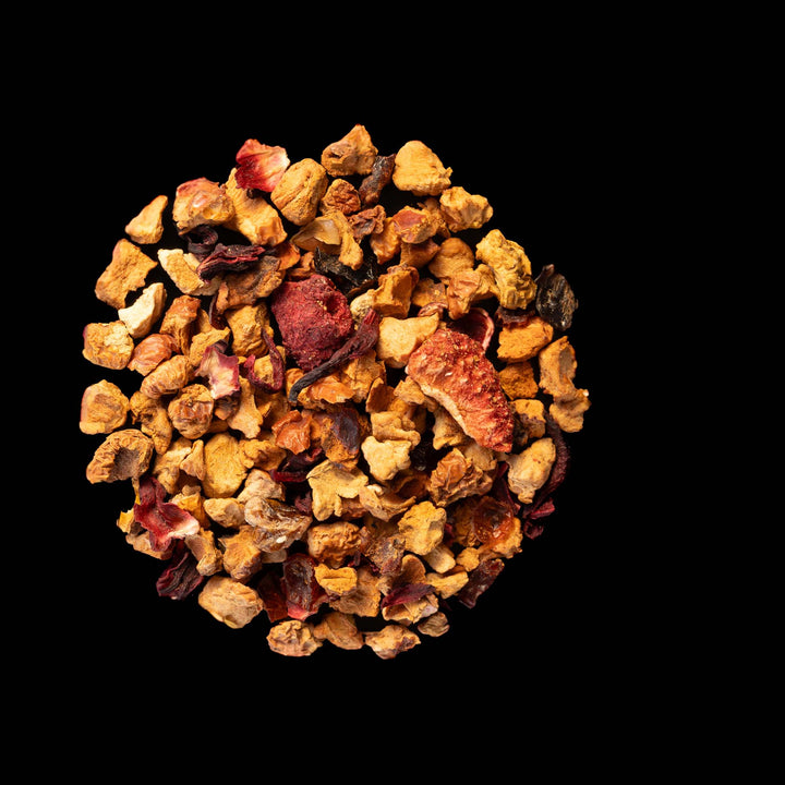 Loser Bio Früchtetee mit Hibiskus, Himbeere, Hagebutte, Erdbeere und Dattel